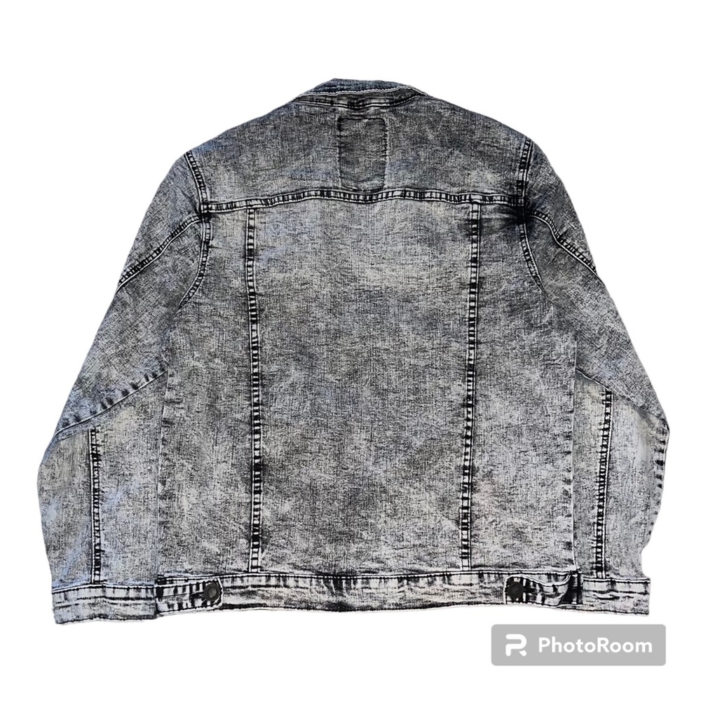 Road Narrows N.Y.C size medium men’s Jean distressed jacket - Picture 11 of 11